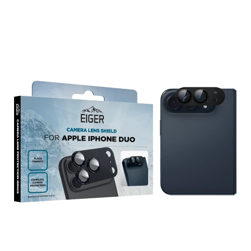 Eiger Mountain Glass LENS SHIELD for Apple iPhone Duo in Black