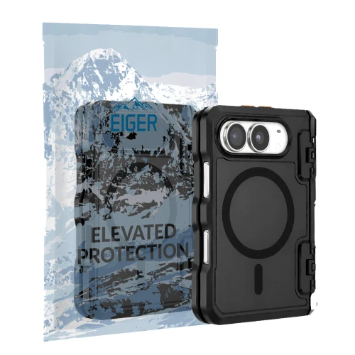 Eiger Avalanche Magsafe Case for Apple iPhone Duo in Black
