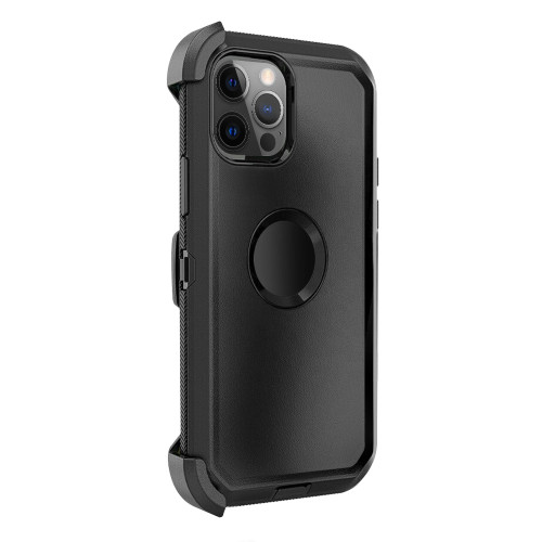 Boulder Case for Apple iPhone 12/12 Pro in Black Bulk