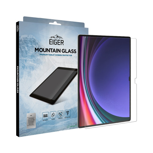 Eiger Mountain Glass CLEAR Tablet Screen Protector GRS for Samsung Galaxy Tab S10 Ultra/ S9 Ultra/ S8 Ultra