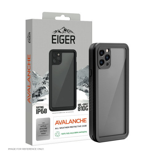 Eiger Avalanche Case for Apple iPhone 14 Pro Max in Black