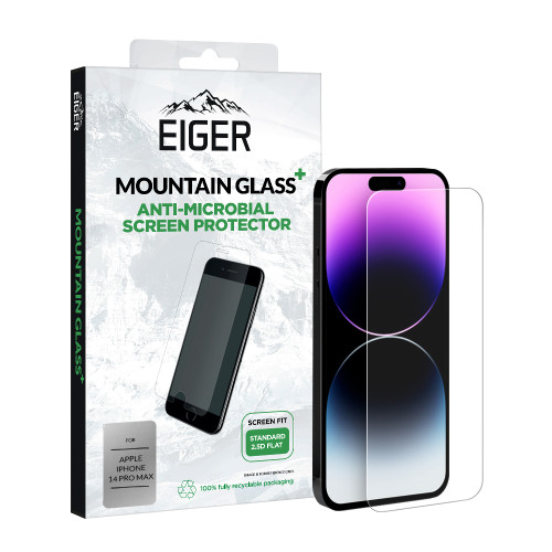 Eiger Mountain Glass+ Standard 2.5D Screen Protector for Apple iPhone 14 Pro Max