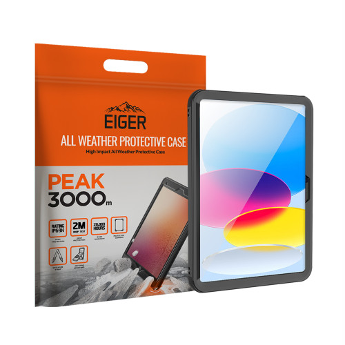 Eiger Peak 3000m for Apple iPad 11 (11th Gen)/ 10.9 (10th Gen) in Black