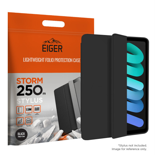 Eiger Storm 250m Stylus for Apple iPad Mini 7/ Mini 6 in Black