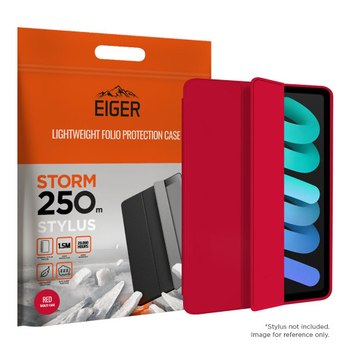 Eiger Storm 250m Stylus for Apple iPad Mini 7/ Mini 6 in Red