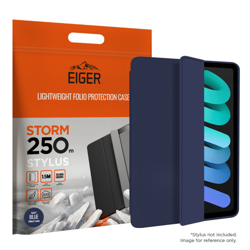 Eiger Storm 250m Stylus for Apple iPad Mini 7/ Mini 6 in Navy Blue