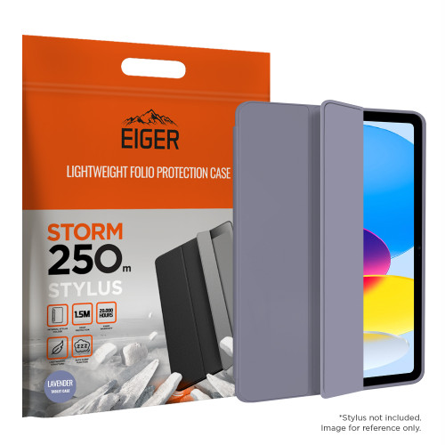 Eiger Storm 250m Stylus for Apple iPad 11 (11th Gen)/ 10.9 (10th Gen) in Lavender