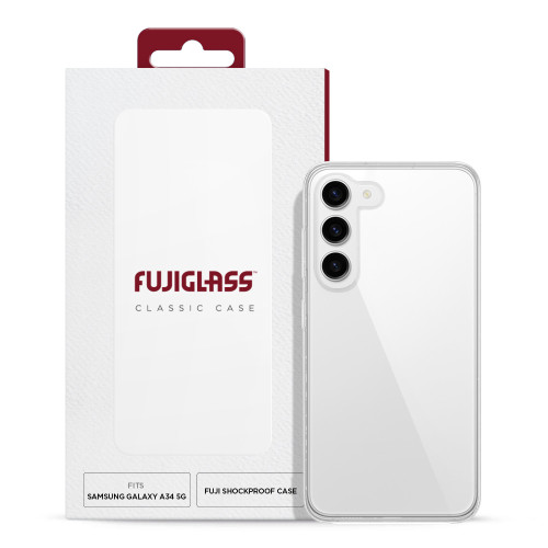 Fujiglass Classic Case for Samsung Galaxy A34 5G in Clear