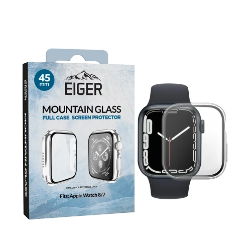 Eiger Mountain Glass Full Case for Apple Watch 9 / 8 / 7 45mm