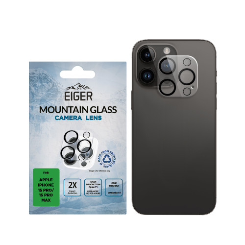 Eiger Mountain Glass LENS Protector GRS for iPhone 15 Pro / 15 Pro Max