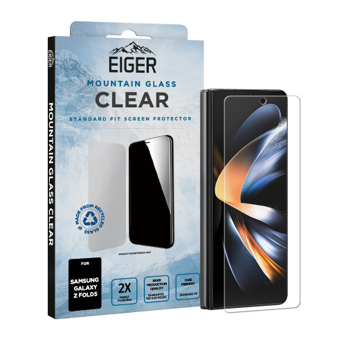 Eiger Mountain Glass CLEAR Screen Protector GRS for Samsung Galaxy Z Fold5