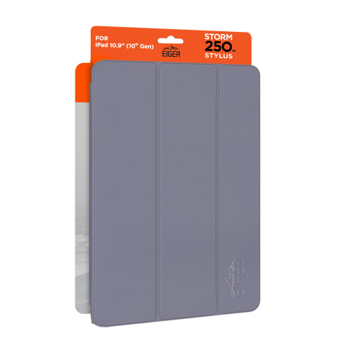 Eiger Storm 250m Stylus for Apple iPad 11 (11th Gen)/ 10.9 (10th Gen) in Lavender in Retail Sleeve