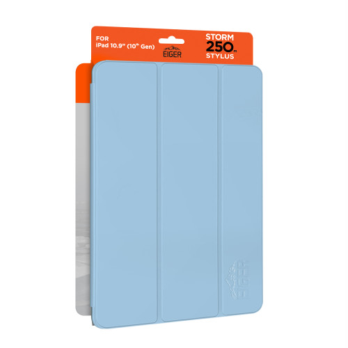 Eiger Storm 250m Stylus for Apple iPad 11 (11th Gen)/ 10.9 (10th Gen) in Light Blue in Retail Sleeve