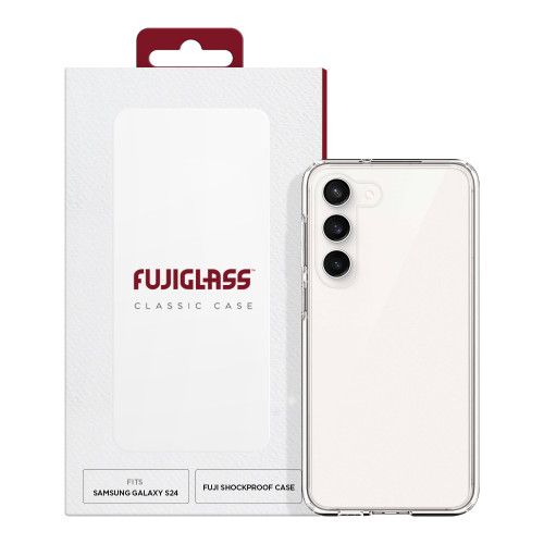 Fujiglass Classic Case for Samsung S24 in Clear
