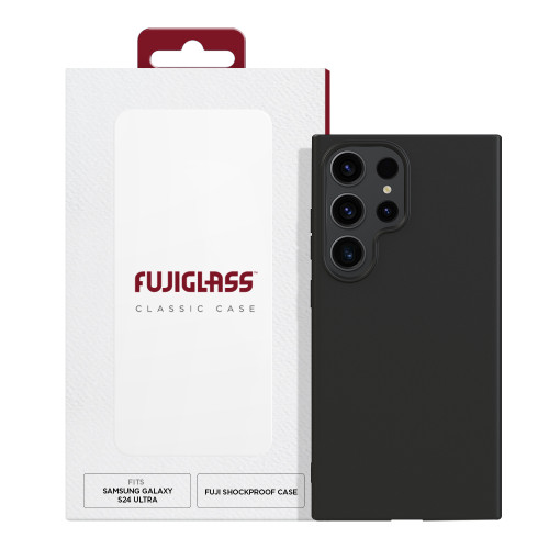 Fujiglass Classic Case for Samsung S24 Ultra in Black
