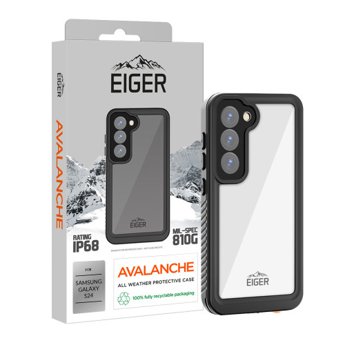 Eiger Avalanche Case for Samsung S24 in Black
