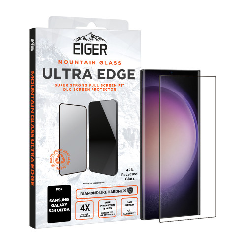 Eiger Mountain Glass ULTRA EDGE Screen Protector GRS for Samsung Galaxy S24 Ultra