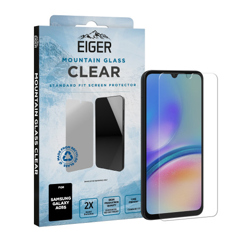 Eiger Mountain Glass CLEAR Screen Protector GRS for Samsung A05s
