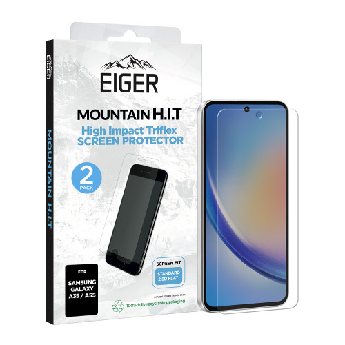 F00410099_@-1.jpg Eiger Mountain H.I.T Screen Protector (2 Pack) for Samsung A35 / A55