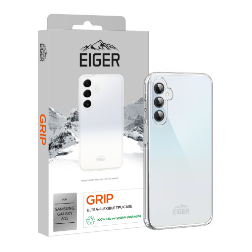 Eiger Grip Case for Samsung Galaxy A15 in Clear