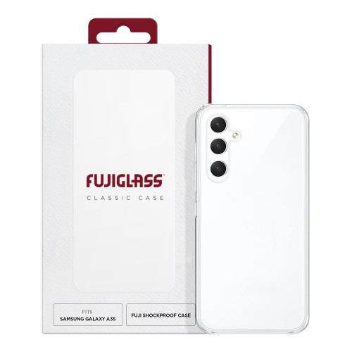 Fujiglass Classic Case for Samsung A35 in Clear