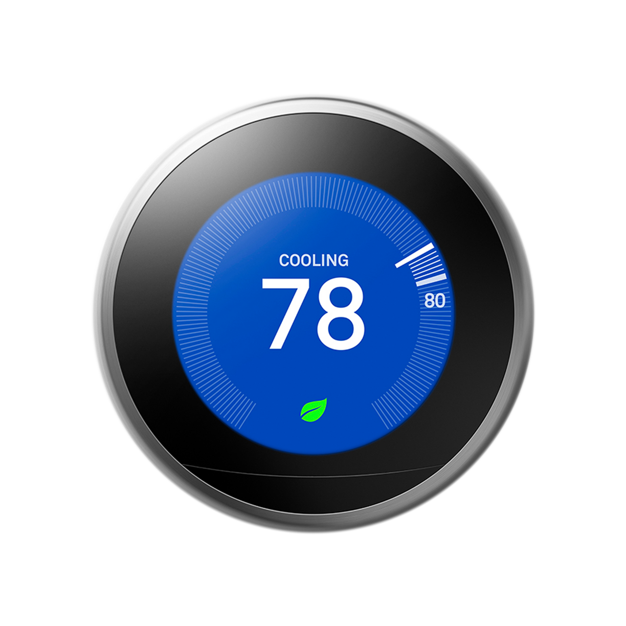laser Afrikaanse markering Nest Learning Thermostat- Stainless Steel