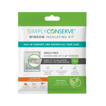 Single - Window Insulation Kit Packaging