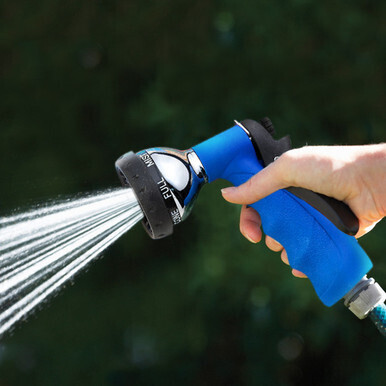 Heavy Duty Water-Saving 7-Spray Garden Hose Nozzle