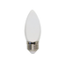 Dimmable Frosted Candelabra LED, 4W (40W equiv), 2700K