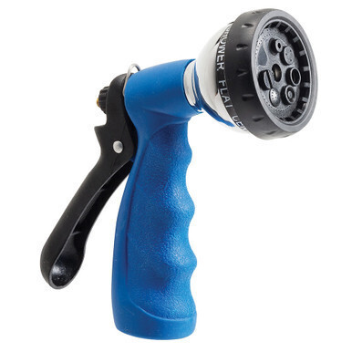 Heavy Duty Water-Saving 7-Spray Garden Hose Nozzle