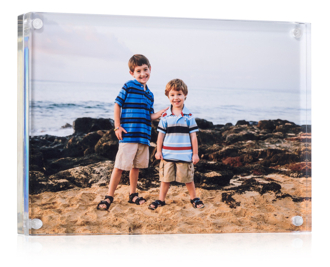 Acrylic Block Picture Frame 5" x 7" Medal Blocks