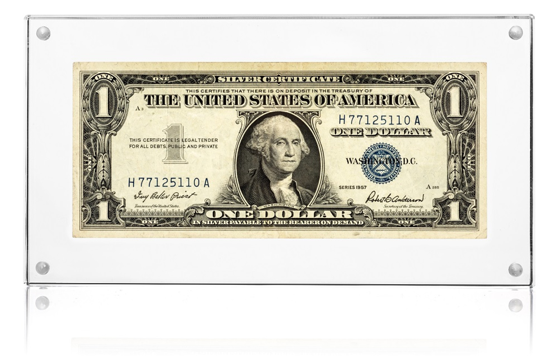 Currency Display Ticket Display Dollar Bill Frame