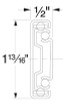 Rockler Centerline Lifetime Self-Closing Drawer Slides Series 757 SC, Pair, 18"L