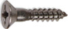 Phillips Flat Head Steel Screws, 1" x 10, Box/100