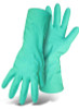 Nitrile Liquid Proof Gloves - PVC/Nitrile/13"L - Green - Pair