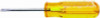 Xcelite Round Shank Standard Tip Screwdriver, 1/8" Tip, 4" Blade, 6-5/8" Overall Length