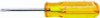 Xcelite Round Shank Standard Tip Screwdriver, 3/16" Tip, 4" Blade, 7-5/8" Overall Length