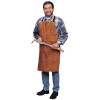 Steiner All-Leather Welders Bib Style Apron, 24"W x 42"L