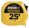 Johnson Professionals Choice Tape Rule - 1" x 25'