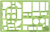 Pacific Arc Furniture Template - 1/4":1ft "