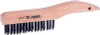 Weiler Wire Scratch Brush - Curved Handle - 14" x 1-1/8" - Trim Size 1"