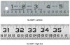 Lufkin Tinner's Flexible Steel Circumference Rule - 36" Long, 8ths & 16ths