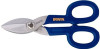 Irwin Pattern Snips, Straight, 12"L - 3" Cut