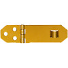 The Hillman Group Polished Solid Brass Hasp - 3/4" x 2-3/4"