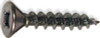 Flat Head Square Drive Screws, 1/2" x 6, Box/100