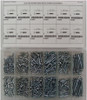 Wood Screw Assortment - Round Head, Slotted Steel - Approximately 700 pcs