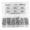 Stove Bolt Assortment - Round Head Slotted Steel, 130 pcs