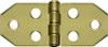 The Hillman Group Polished Brass Ornamental Hinge - 3/4" x 1-13/16" - pkg/2