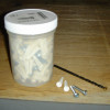 Titan Plastic Anchor Kits - 1/4" x 1" - Includes 100 #10 screws and anchors