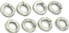 Steel Lock Washers (Split Washers), 7/16" BS - .156"W x .109"D, Box/100